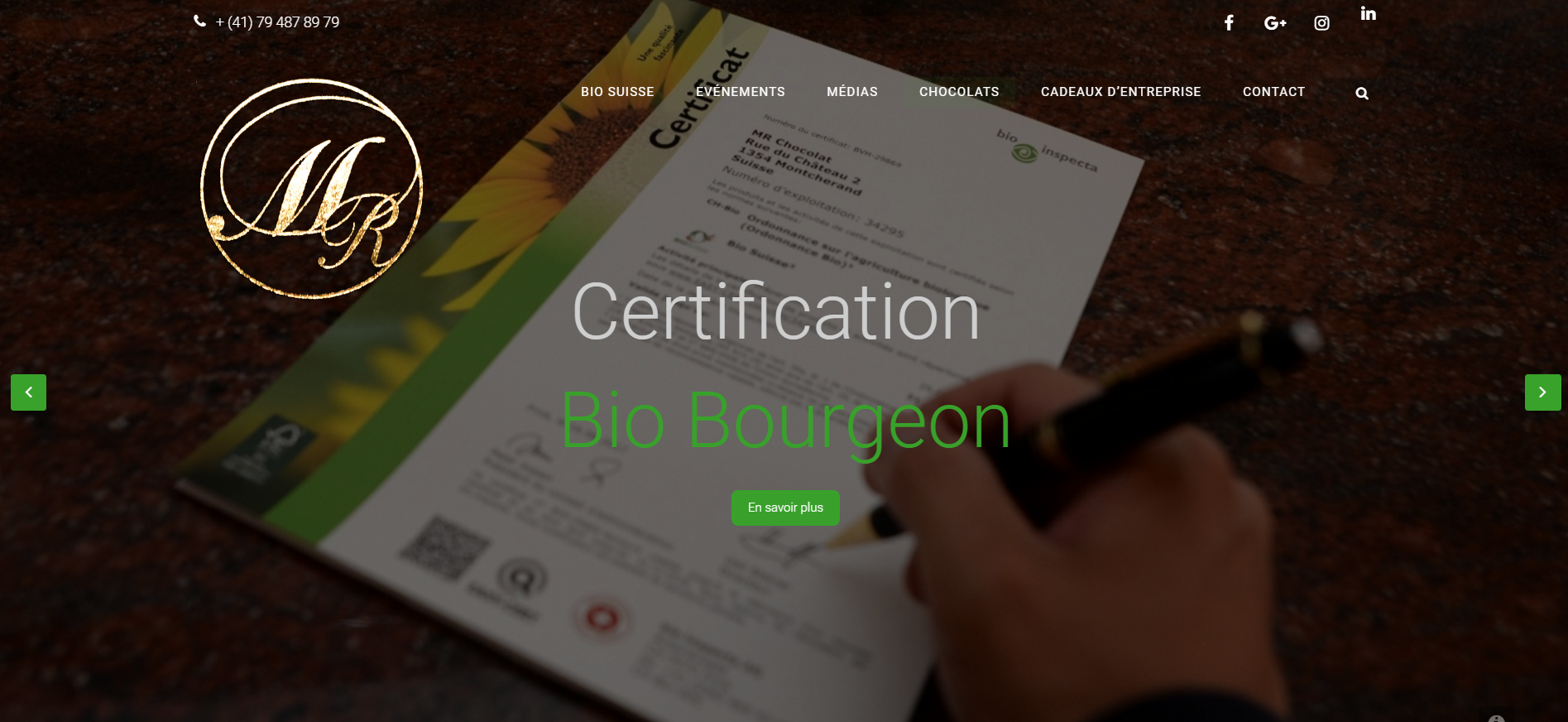 Nouveau site internet