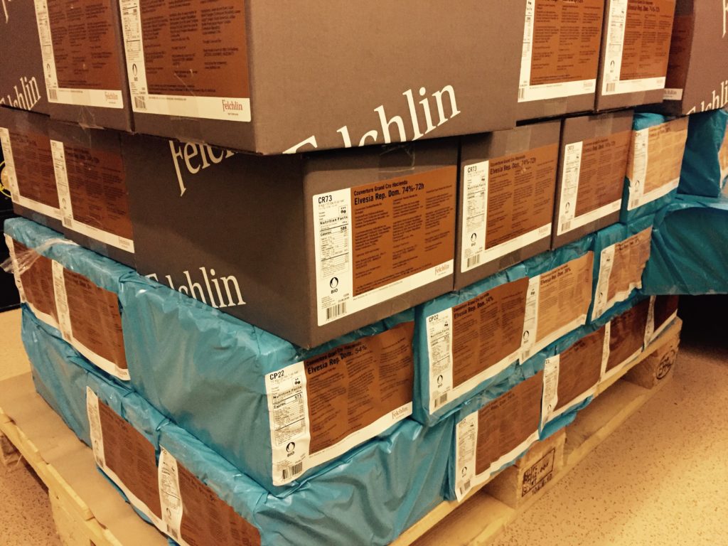 Arrivée dès matières premières Bio