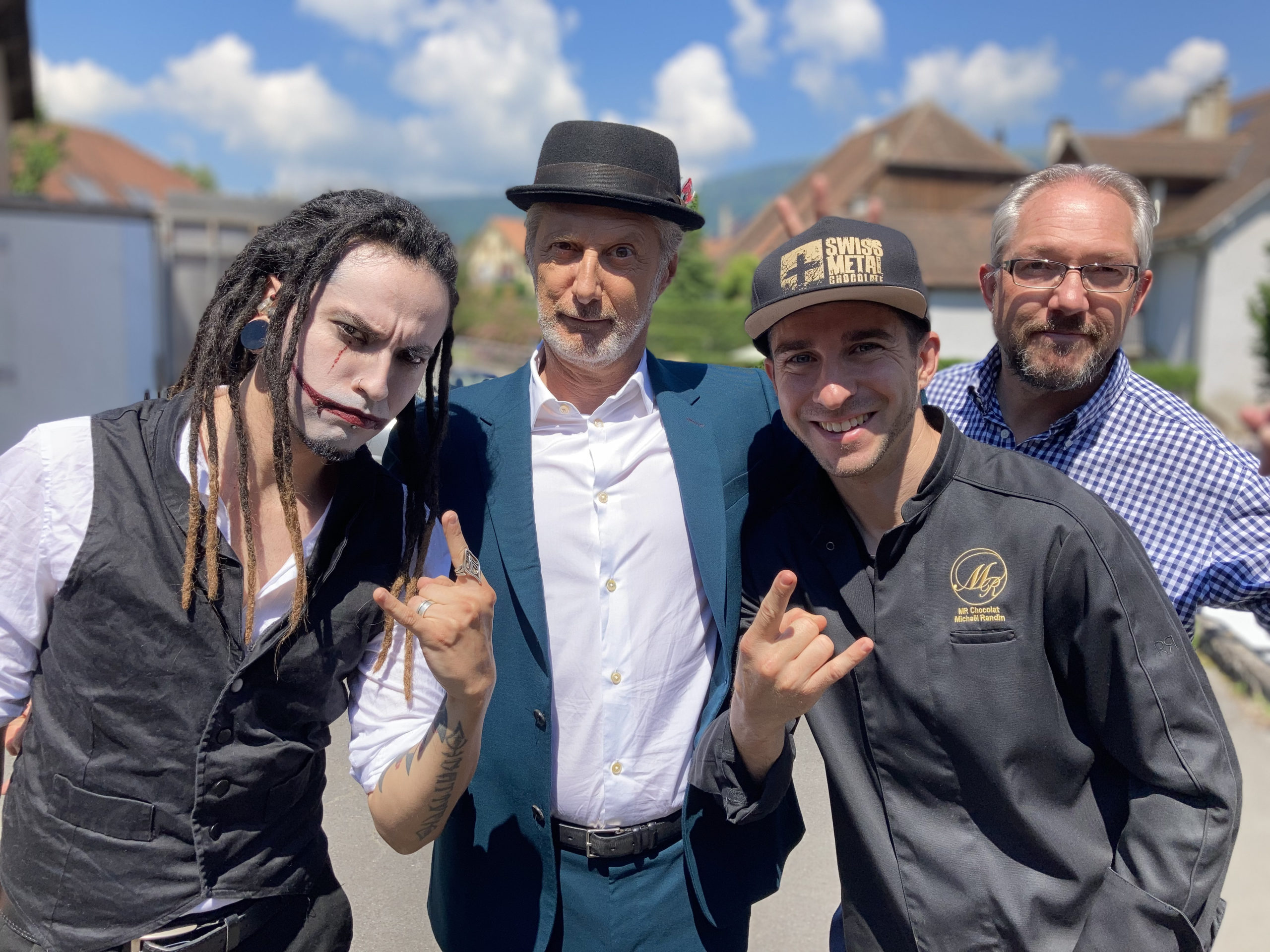 Tournage avec Antoine de Caunes et Chaoseum